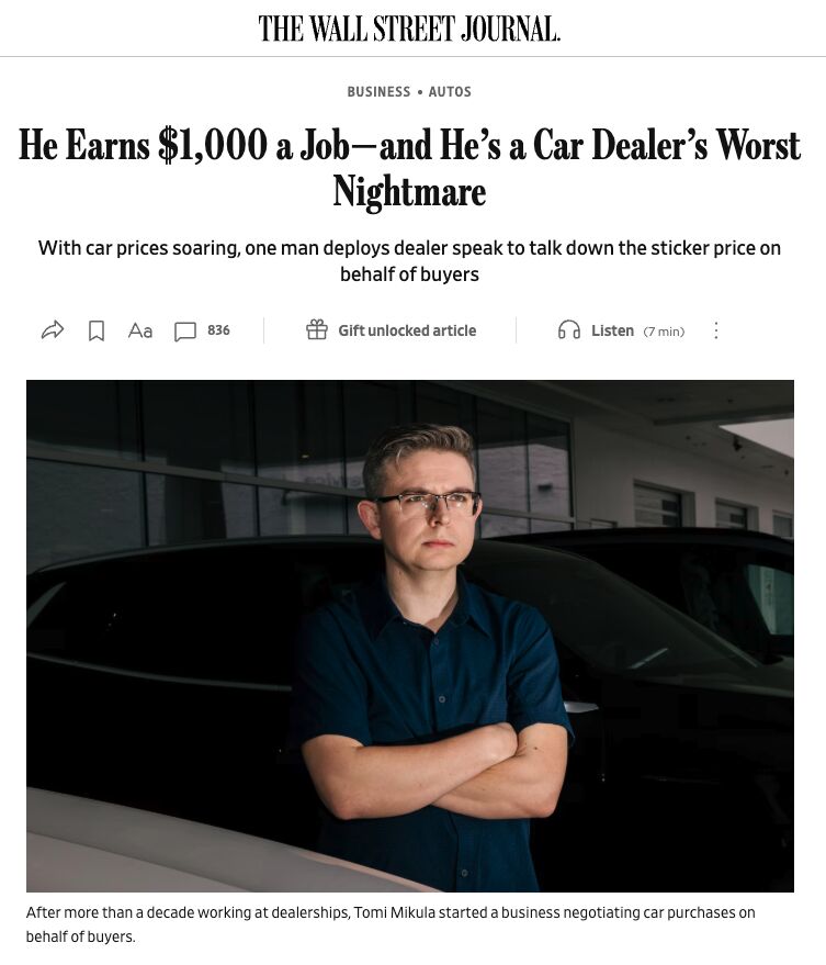 The guy who made a career out of negotiating car prices answers your questions